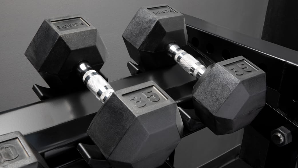 Monster 3 Tier Dumbbell Rack Rogue Fitness